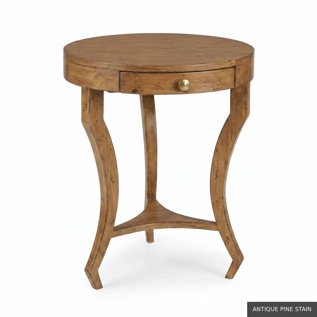 [EUR: Dray] Drayton Side Table     / Antique Pine Stain