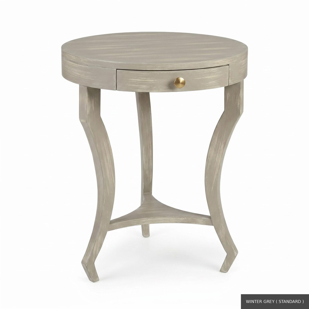 [EUR: Dray] Drayton Side Table     / Winter Grey ( Standard )