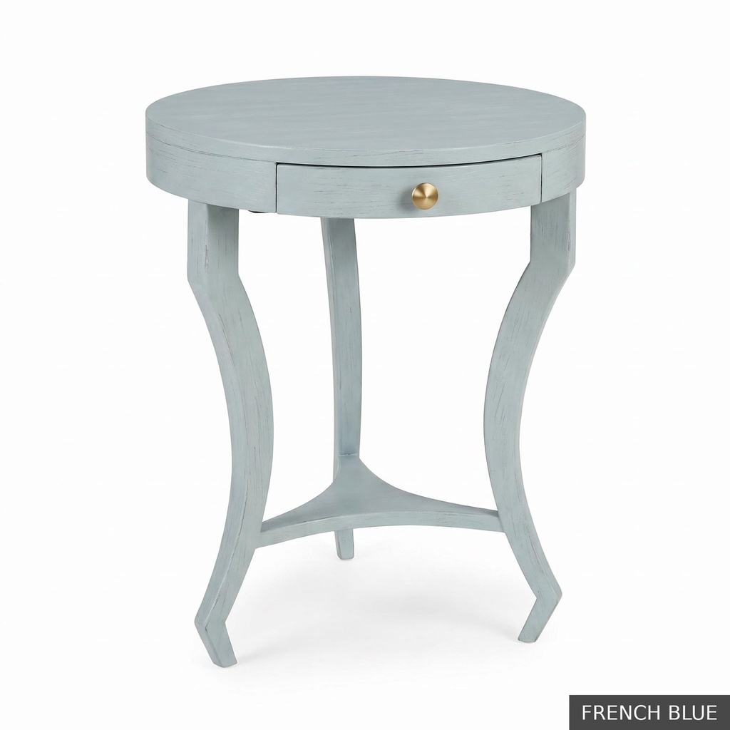 [EUR: Dray] Drayton Side Table     / French Blue