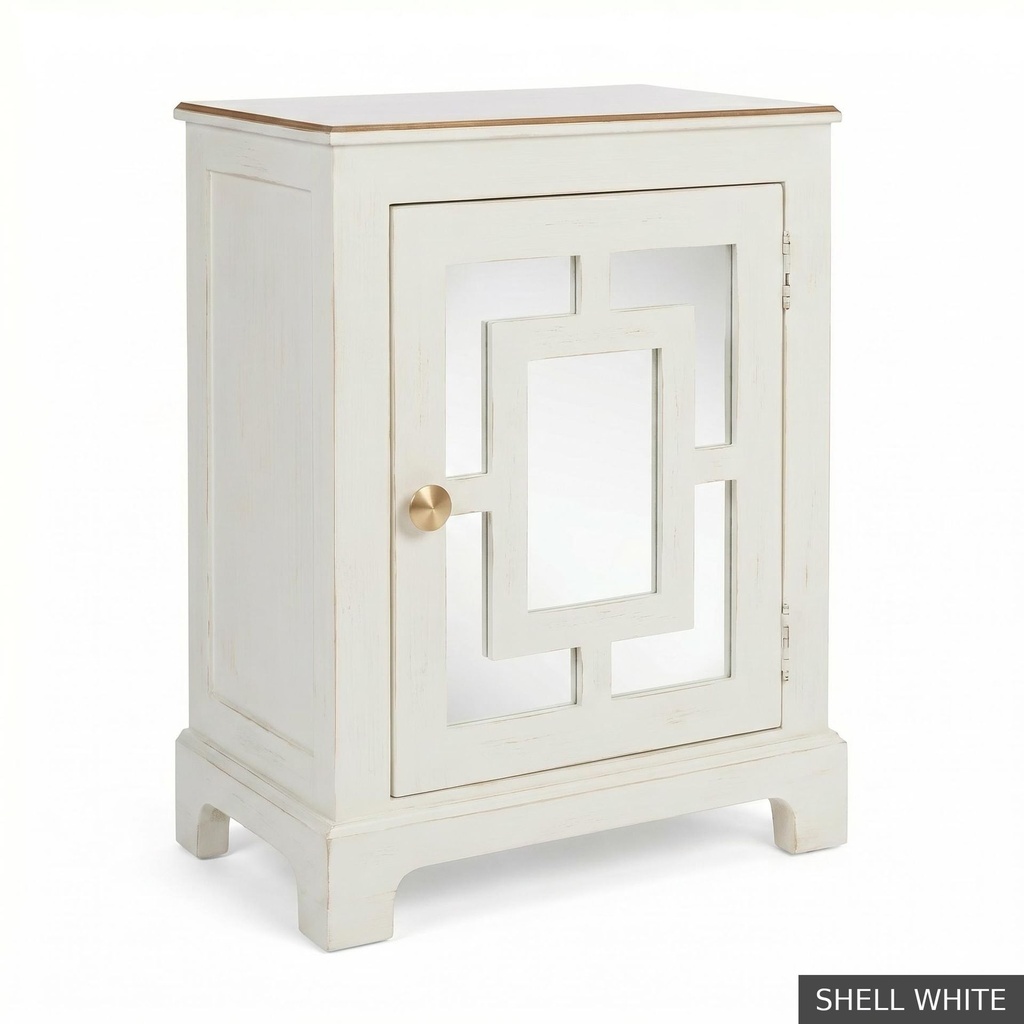 [EUR: Lang] Langford Side Table   / Shell White + NO Accent Colour Required