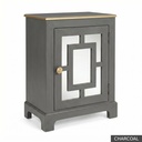 [EUR: Lang] Langford Side Table   / Charcoal + Gold