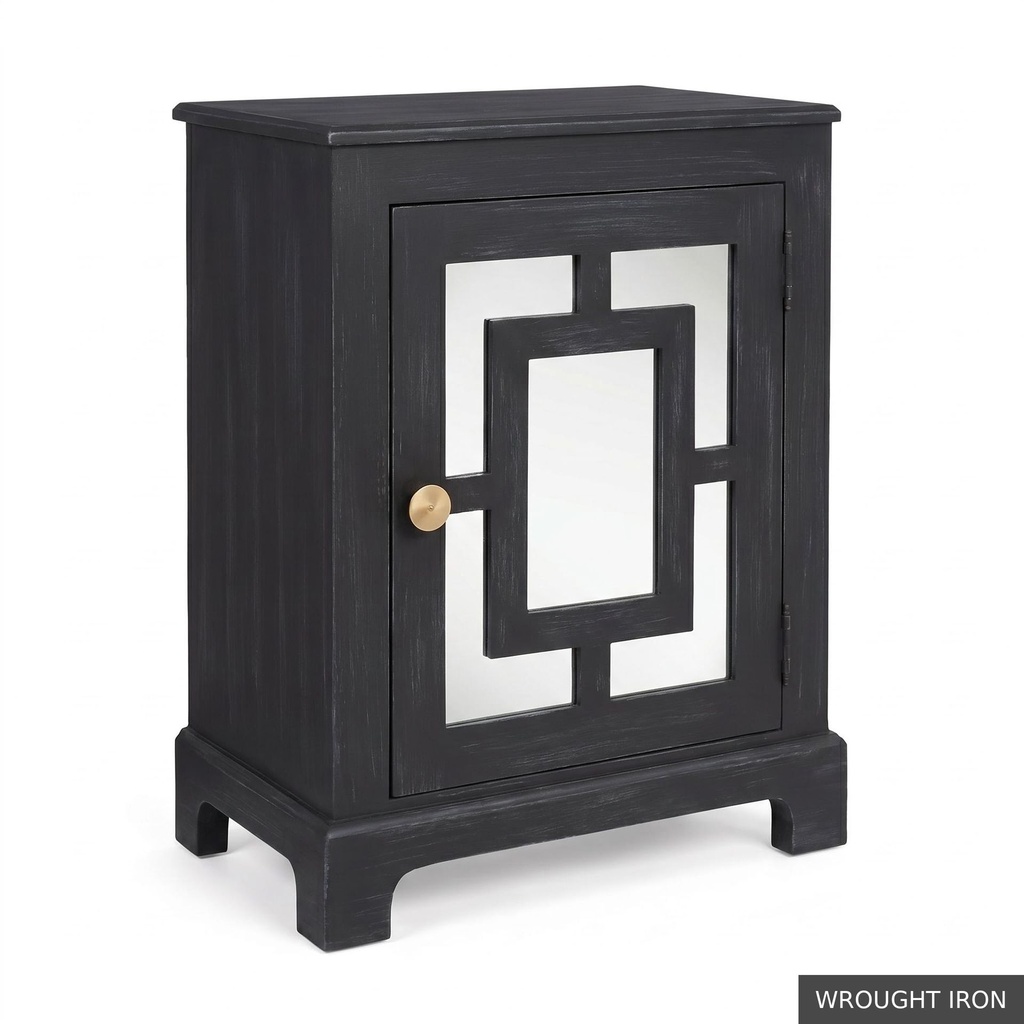[EUR: Lang] Langford Side Table   / Wrought Iron + Gold
