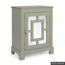 [EUR: Lang] Langford Side Table   / Blue Lagoon + Gold