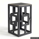 [EUR: Lilly] Lilly Side Table   / Wrought Iron + NO Accent Colour Required