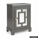 [EUR: Lang] Langford Side Table   / Charcoal + Silver