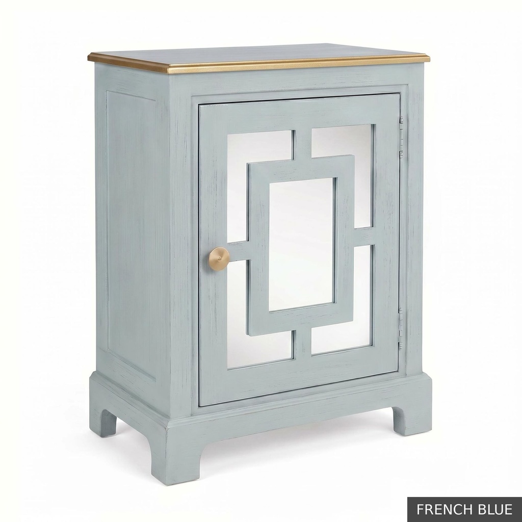 [EUR: Lang] Langford Side Table   / French Blue + Gold