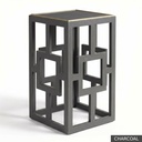 [EUR: Lilly] Lilly Side Table   / Charcoal + Gold