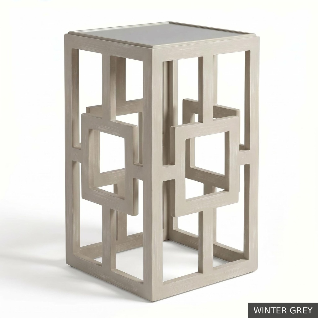 [EUR: Lilly] Lilly Side Table   / Winter Grey + NO Accent Colour Required