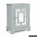[EUR: Lang] Langford Side Table   / French Blue + Silver