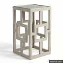[EUR: Lilly] Lilly Side Table   / Winter Grey + Gold