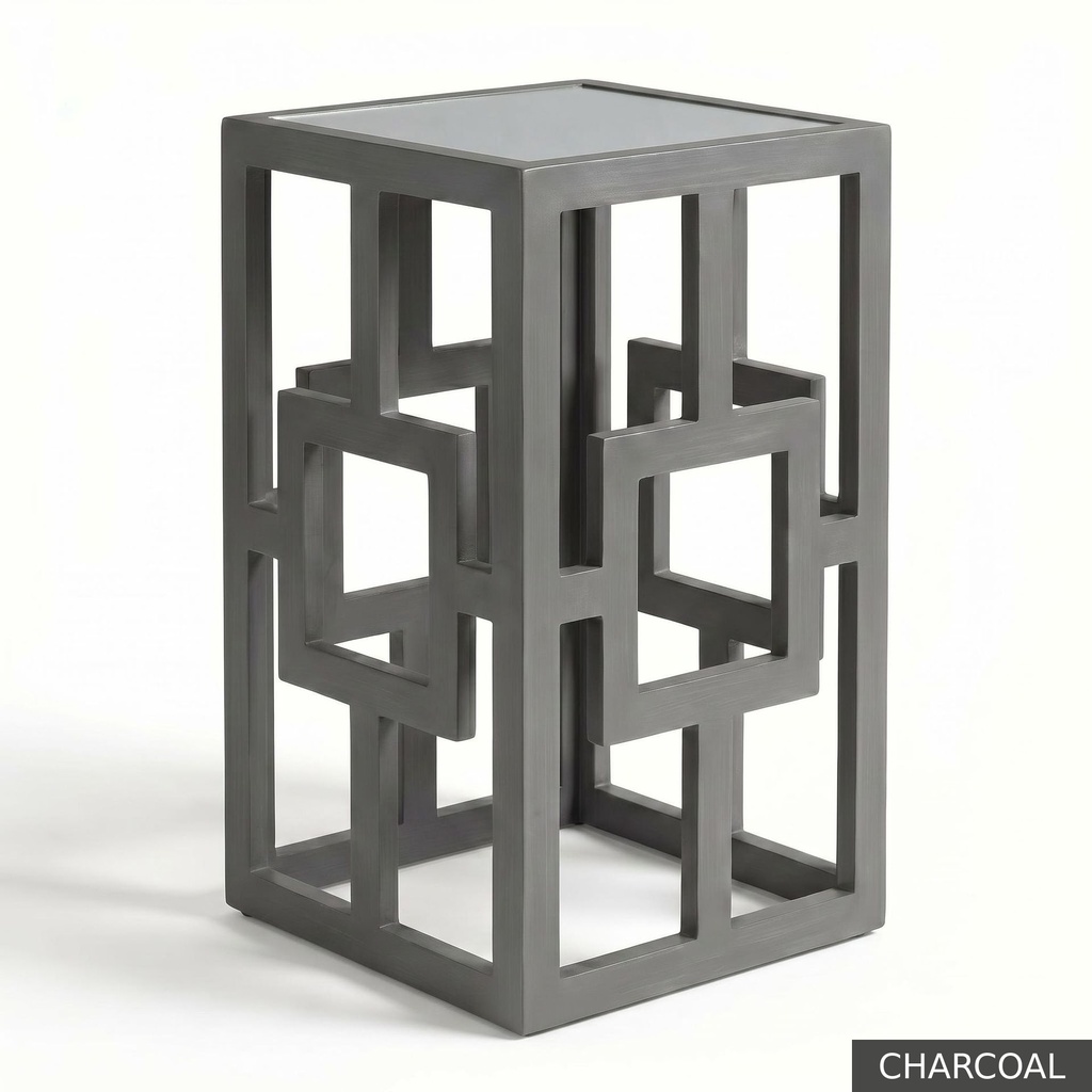 [EUR: Lilly] Lilly Side Table   / Charcoal + NO Accent Colour Required