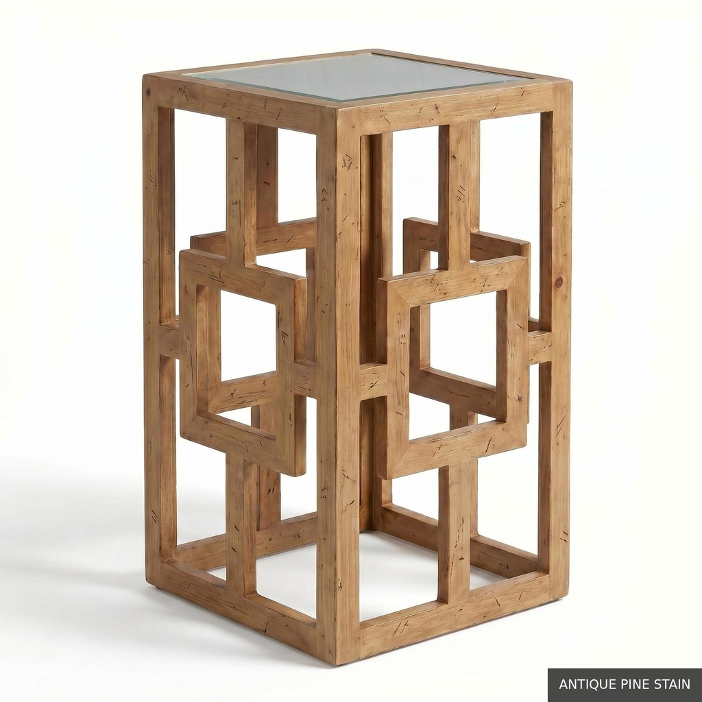 [EUR: Lilly] Lilly Side Table   / Antique Pine Stain + NO Accent Colour Required