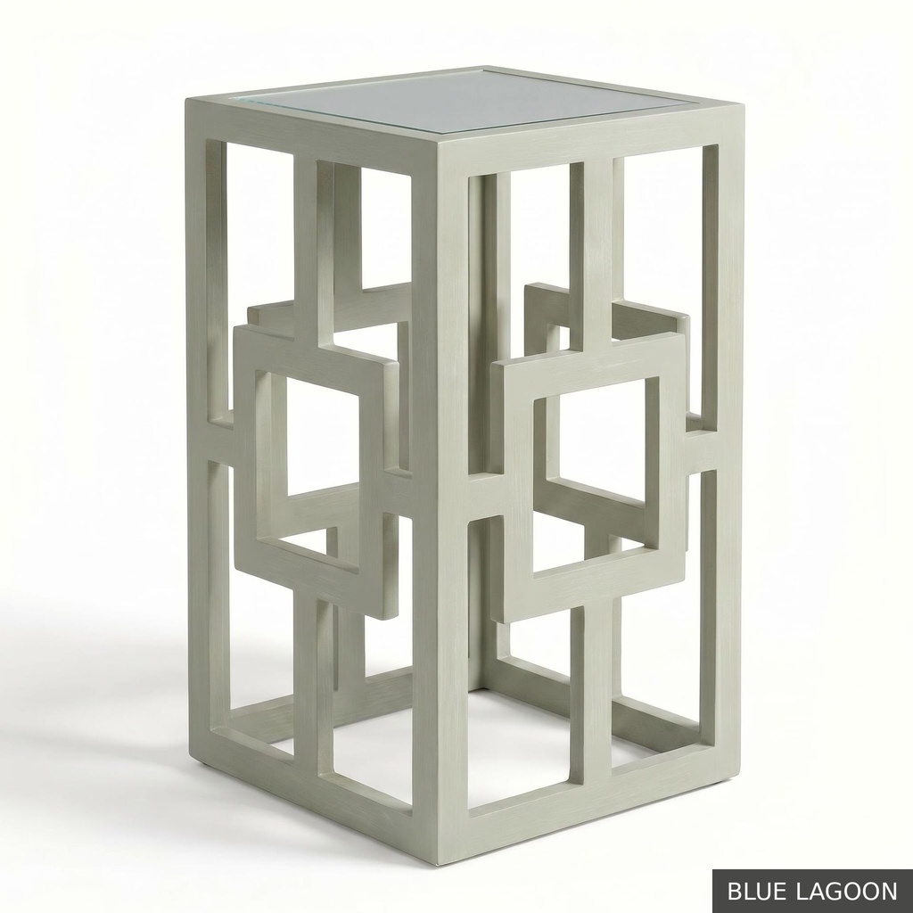 [EUR: Lilly] Lilly Side Table   / Blue Lagoon + NO Accent Colour Required