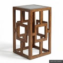 [EUR: Lilly] Lilly Side Table   / French Stain ( Standard ) + NO Accent Colour Required