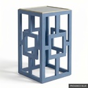 [EUR: Lilly] Lilly Side Table   / Provance Blue + Gold