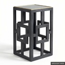 [EUR: Lilly] Lilly Side Table   / Wrought Iron + NO Accent Colour Required