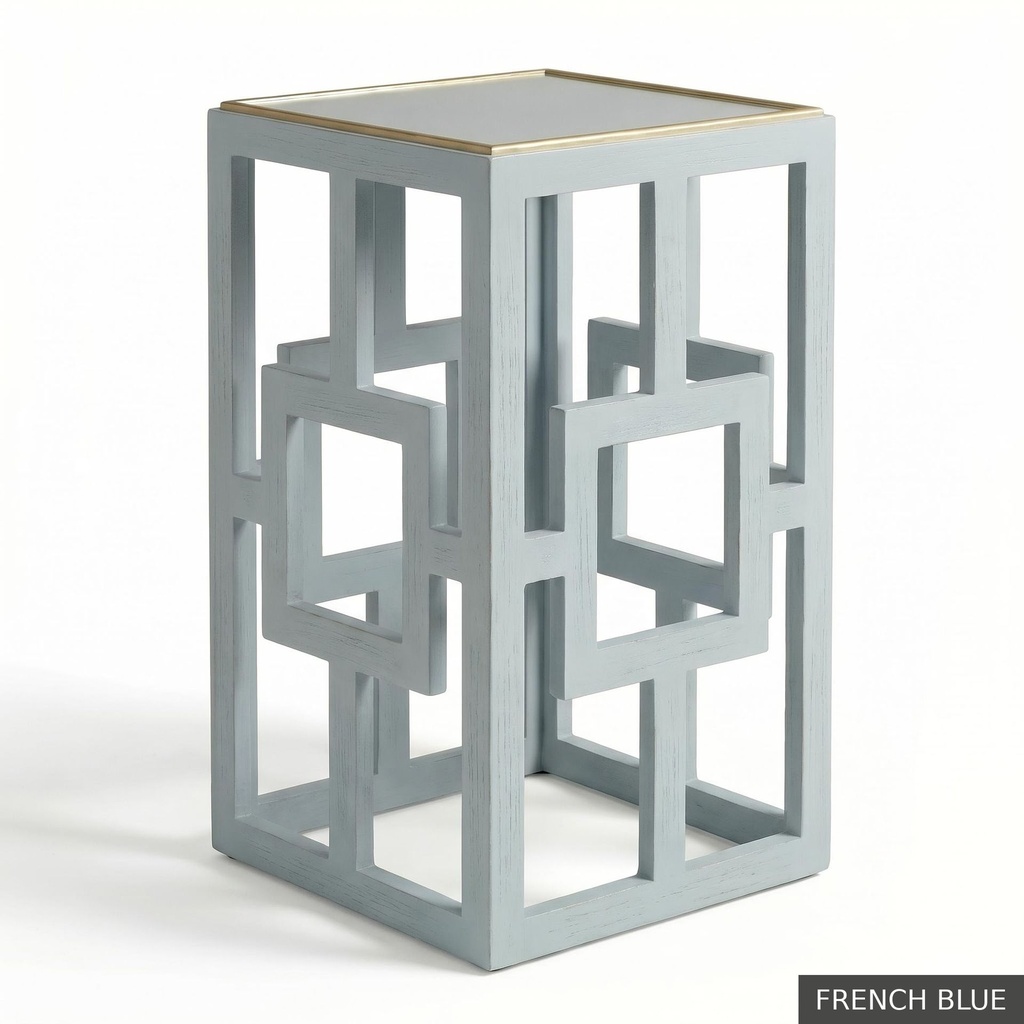 [EUR: Lilly] Lilly Side Table   / French Blue + Gold