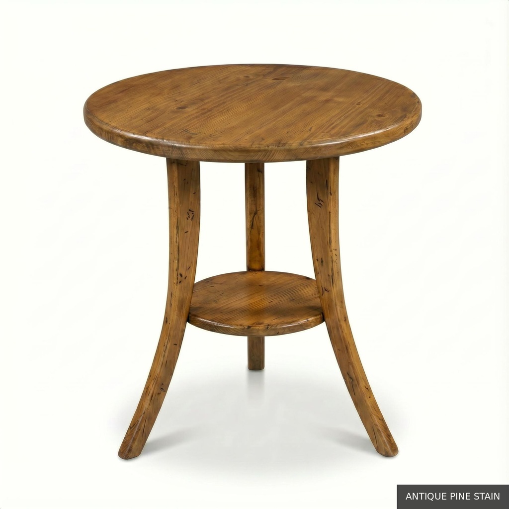 [EUR: Petr] Petra Side Table / Antique Pine Stain