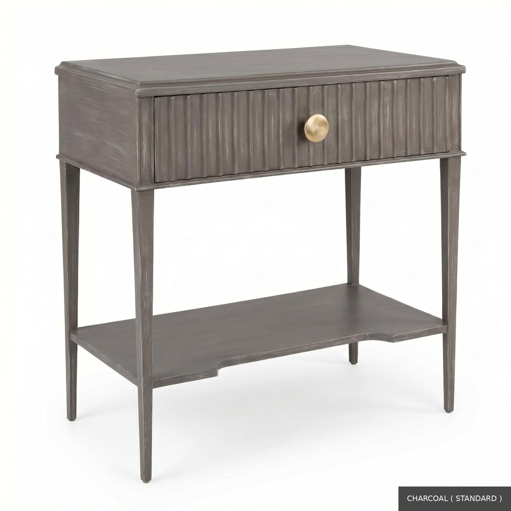 [EUR: Webs] Webster Side Table / Charcoal ( Standard )