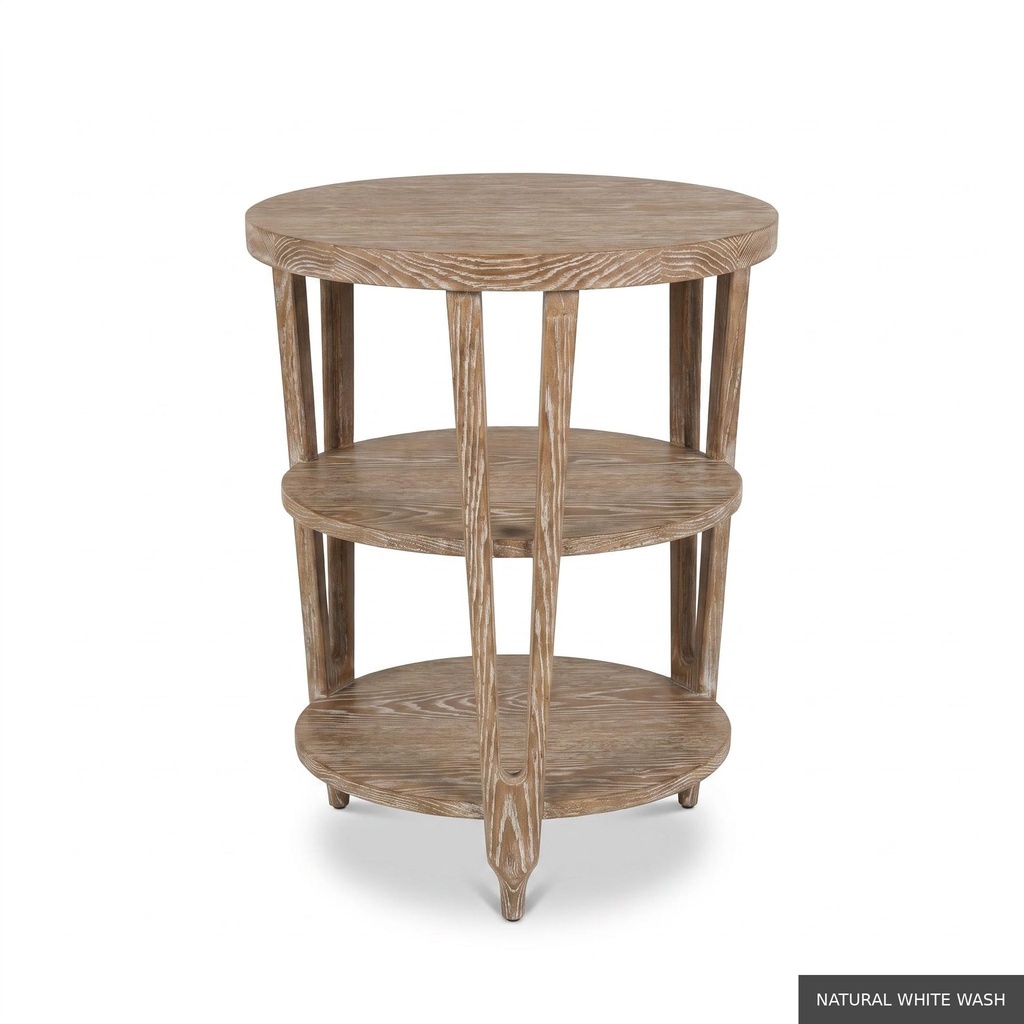 [Eur: San] Santa Cruz Side Table / Natural White Wash