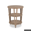 [Eur: San] Santa Cruz Side Table / Natural White Wash