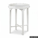 [EUR: Whit] Whitaker Side Table   / Shell White + NO Accent Colour Required