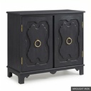 [EUR: York] York Side Table  / Wrought Iron + NO Accent Colour Required