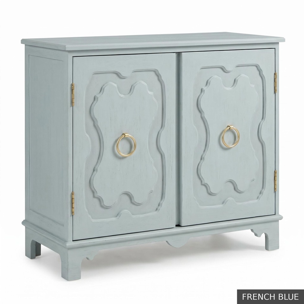 [EUR: York] York Side Table  / French Blue + NO Accent Colour Required