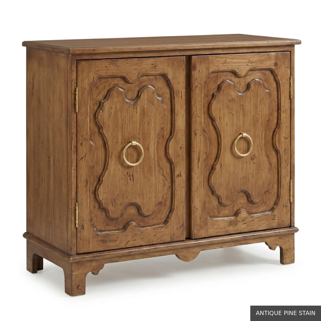 [EUR: York] York Side Table  / Antique Pine Stain + NO Accent Colour Required