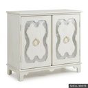[EUR: York] York Side Table  / Shell White + Silver