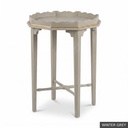 [EUR: Whit] Whitaker Side Table   / Winter Grey + Gold