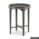 [EUR: Whit] Whitaker Side Table   / Charcoal + Gold