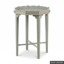 [EUR: Whit] Whitaker Side Table   / Blue Lagoon + Gold