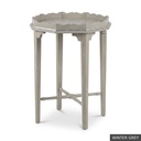 [EUR: Whit] Whitaker Side Table   / Winter Grey + Silver