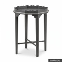 [EUR: Whit] Whitaker Side Table   / Charcoal + Silver