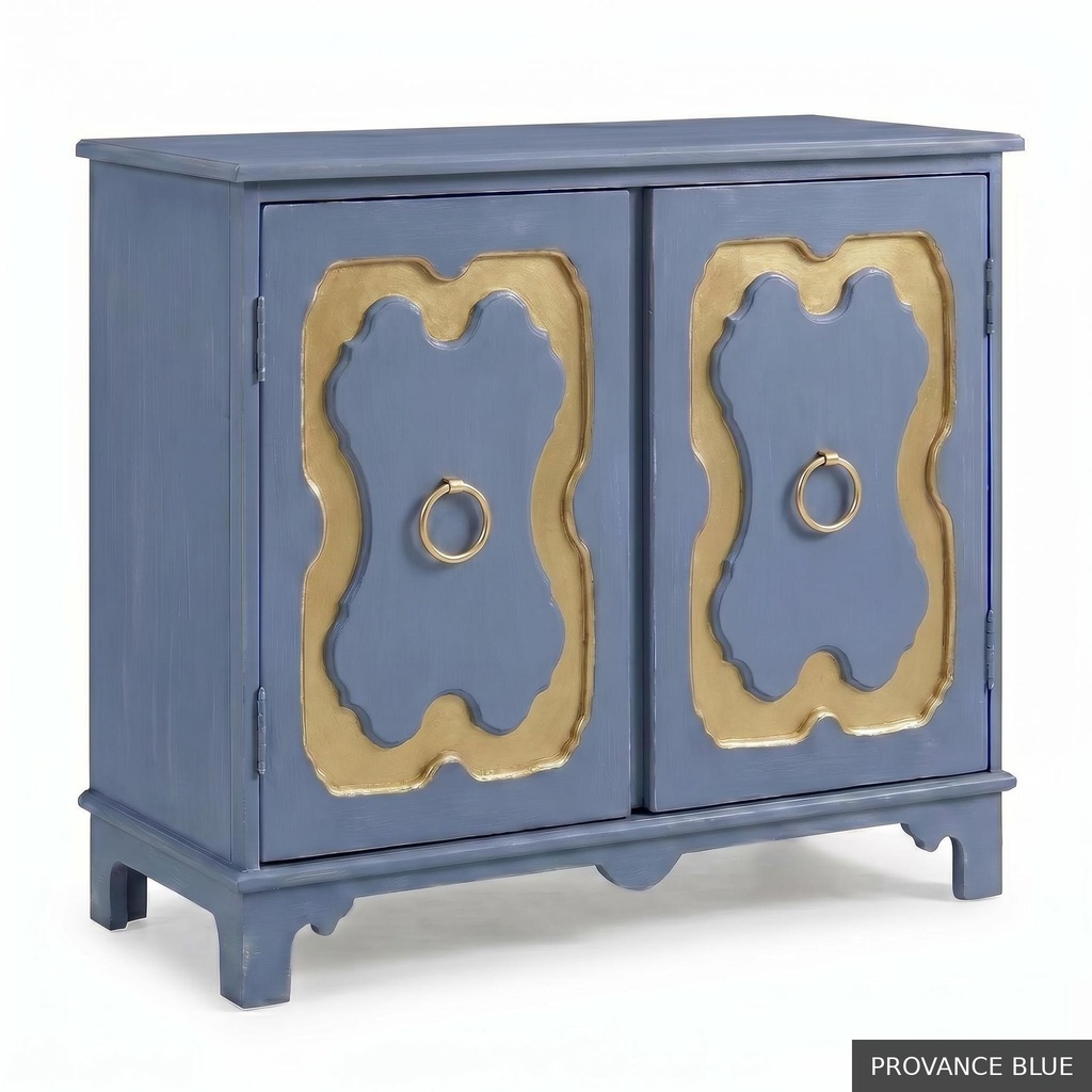 [EUR: York] York Side Table  / Provance Blue + Gold