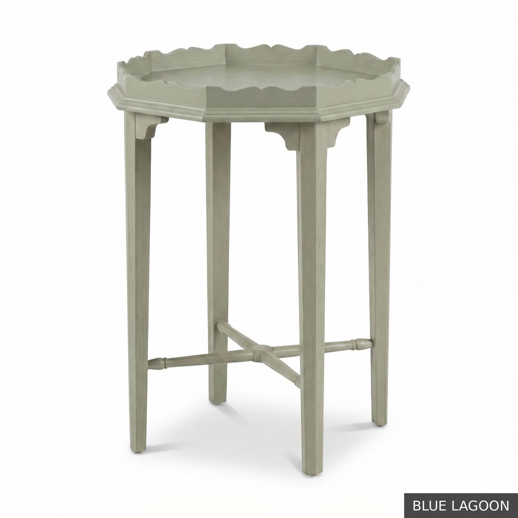 [EUR: Whit] Whitaker Side Table   / Blue Lagoon + NO Accent Colour Required