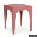 [EUR: Bell] Bella Side Table   / Rosy Red