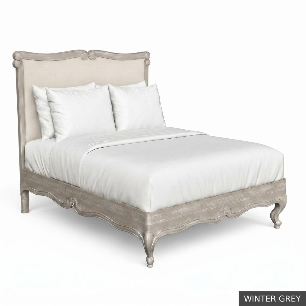 [EUR: BarnKBED] Barnard - King Bed  / Winter Grey + NO Accent Colour Required