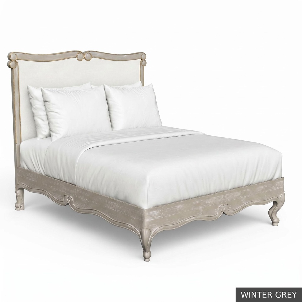 [EUR: BarnKBED] Barnard - King Bed  / Winter Grey + Gold