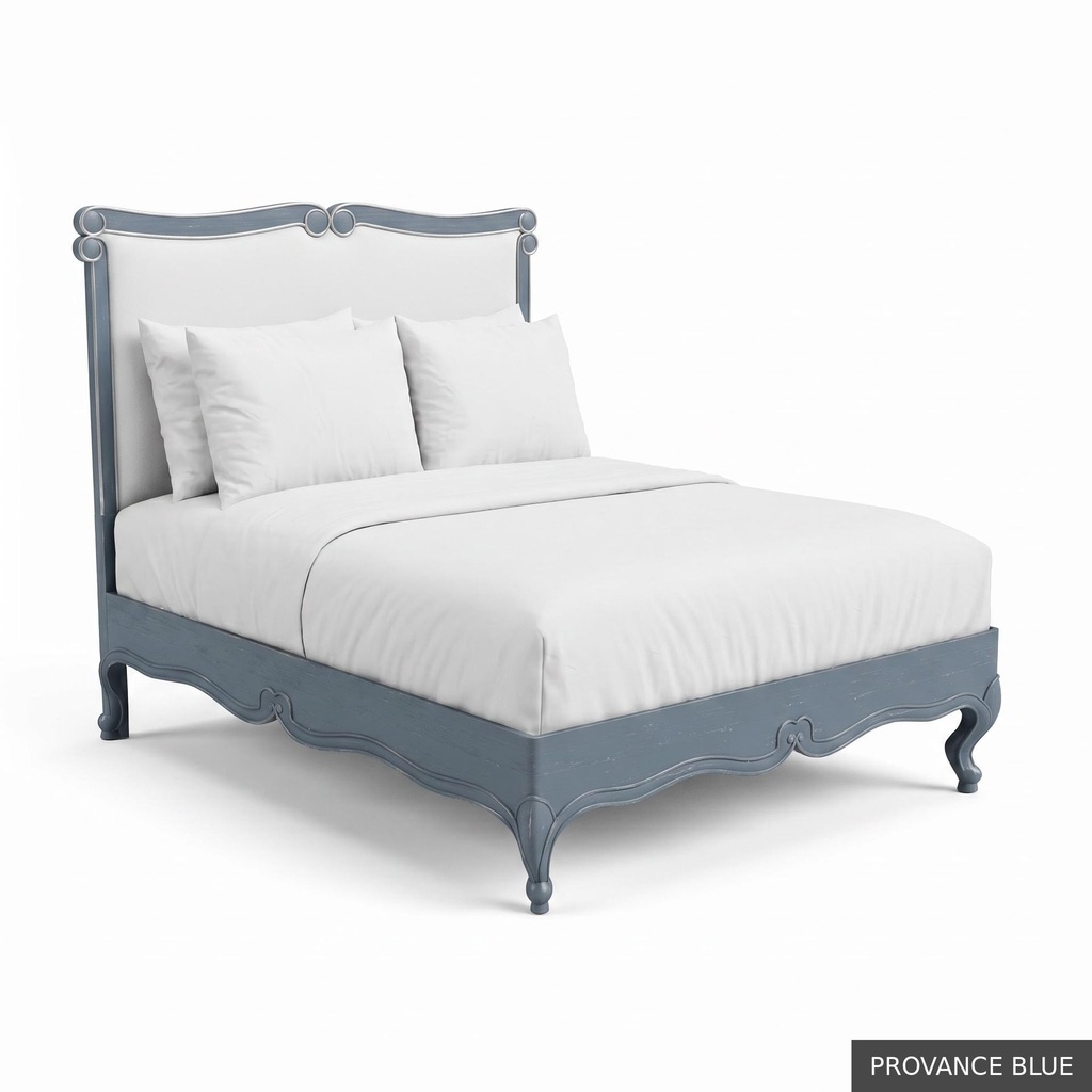 [EUR: BarnKBED] Barnard - King Bed  / Provance Blue + Silver