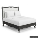 [EUR: BarnKBED] Barnard - King Bed  / Wrought Iron + Silver