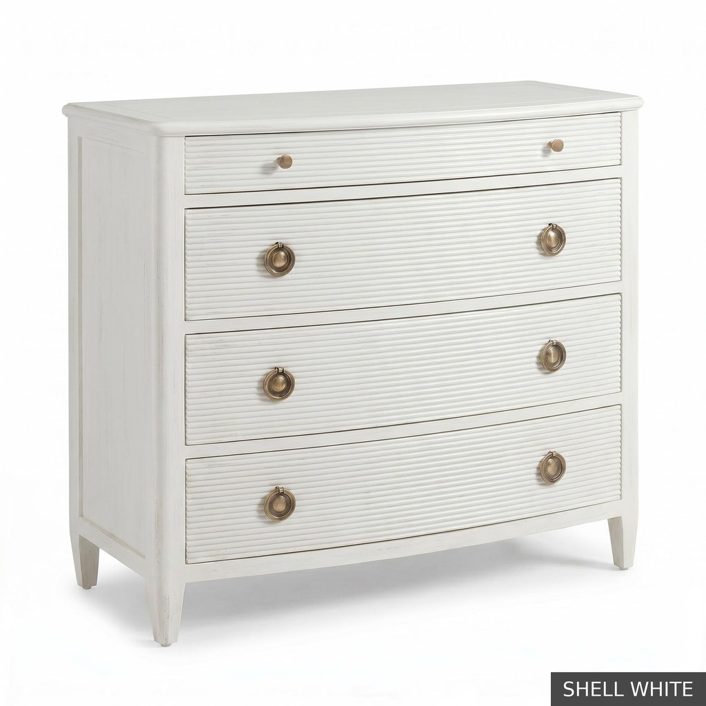 Camille Chest / Shell White