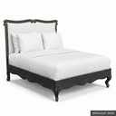 [EUR: BarnQBED] Barnard - Queen Bed   / Wrought Iron + Gold