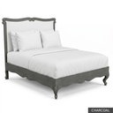 [EUR: BarnQBED] Barnard - Queen Bed   / Charcoal + NO Accent Colour Required