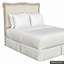 [EUR: BarnKHB] Barnard - King Headboard   / Winter Grey + Gold