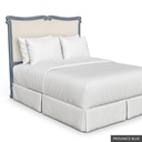 [EUR: BarnKHB] Barnard - King Headboard   / Provance Blue + Silver