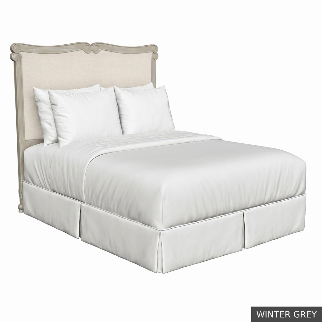 [EUR: BarnKHB] Barnard - King Headboard   / Winter Grey + NO Accent Colour Required