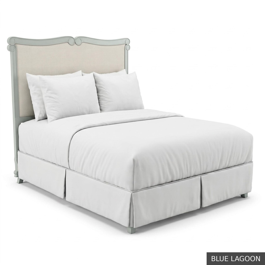 [EUR: BarnKHB] Barnard - King Headboard   / Blue Lagoon + NO Accent Colour Required