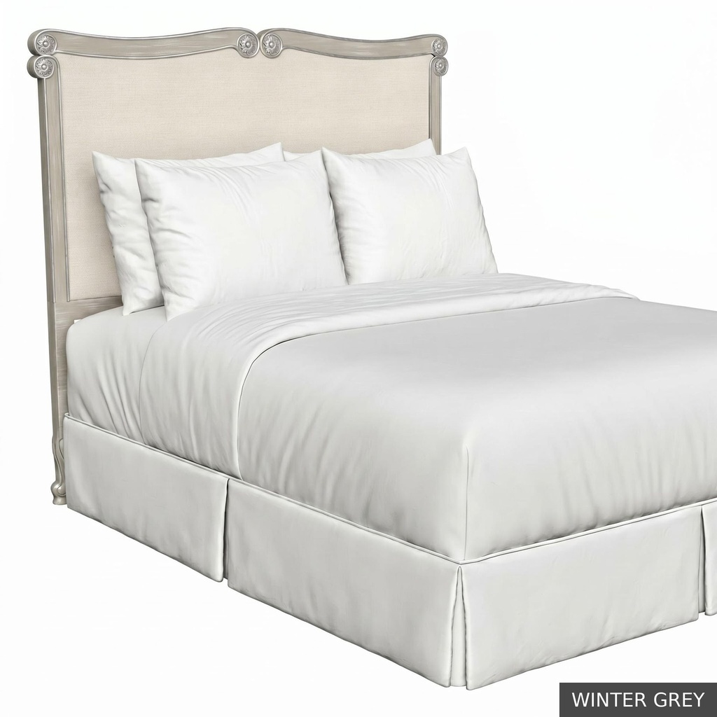 [EUR: BarnKHB] Barnard - King Headboard   / Winter Grey + Silver